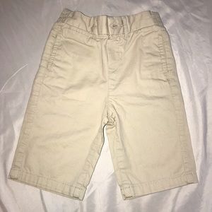 Ralph Lauren baby boy khaki pants polo slacks tan 3 months horse elastic waist